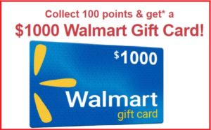 Walmart $1000 Gift Card